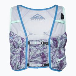 Kamizelka do biegania Nike Trail Vest 2.0 Printed szaro-fioletowa NI-N.100.3451.016