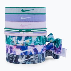 Gumki do włosów Nike Mixed Hairbands 9 szt. fioletowe NI-N.000.3537