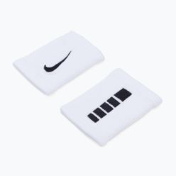 Opaski na nadgarstek Nike Elite Doublewide 2 szt. białe NI-N.100.6700.101