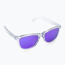 Okulary przeciwsłoneczne Oakley Frogskins polished clear/prizm violet 0OO9013