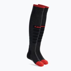 Skarpety narciarskie podgrzewane Lenz Heat Sock 5.1 Toe Cap Regular Fit szaro-czerwone 1070