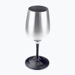 Kieliszek turystyczny GSI Outdoors Glacier Stainless Nesting Wine Glass srebrny 63305