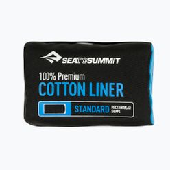 Wkładka do śpiwora Sea to Summit Premium Cotton Travel Liner granatowa ASTDOSNB