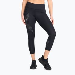 Legginsy treningowe damskie 2XU Motion Mid-Rise Compression 7/8 czarne WA3516B