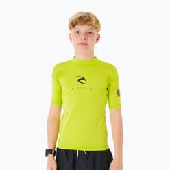 Koszulka do pływania dziecięca Rip Curl Corps Rash Vest 4078 zielona 11NBRV