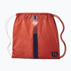 Worek sportowy Wilson Roland Garros Cinch Bag pomarańczowy WR8026901001
