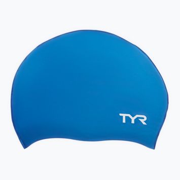 Czepek pływacki dziecięcy TYR Wrinkle-Free Silicone royal