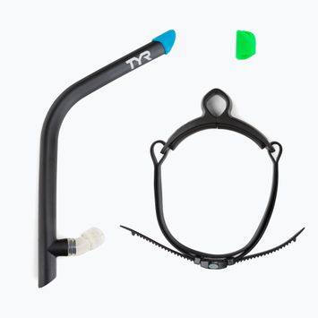 Rurka czołowa do pływania TYR Ultralite Snorkel 2.0 black