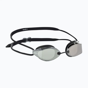 Okulary do pływania TYR Tracer-X Racing Nano Mirrored silver/black