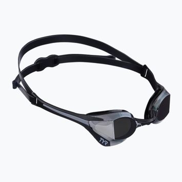 Okulary do pływania TYR Tracer-X Elite Mirrored silver/black