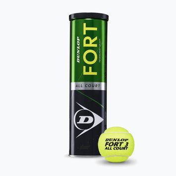 Piłki tenisowe Dunlop Fort All Court TS 4 szt. żółte 601316