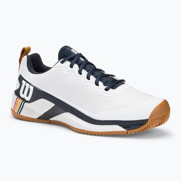 Buty do tenisa męskie Wilson Rush Pro 4.5 Clay RG white/ navy blazer/ gum