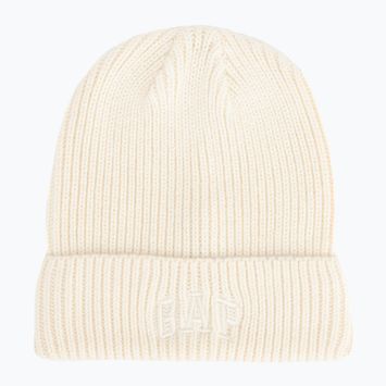 Czapka damska GAP V-Logo Beanie ivory frost