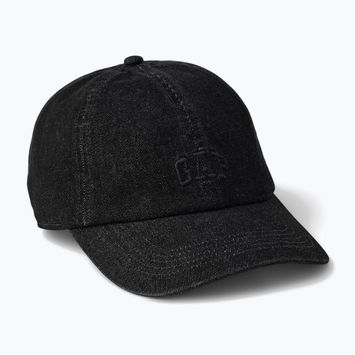 Czapka z daszkiem męska GAP Logo BBH black denim