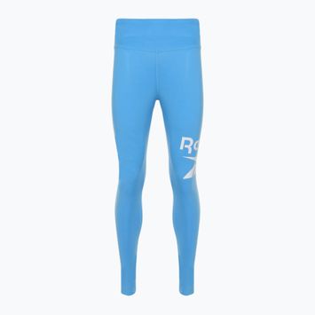 Legginsy damskie Reebok Identity Big Logo Cotton recovery blue