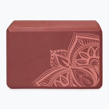 Kostka do jogi Gaiam Intense Rust Sundial Point intense sundial point