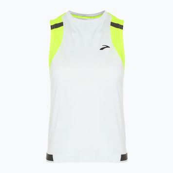 Koszulka do biegania damska Brooks Carbonite Tank icy grey/nightlife jacquard