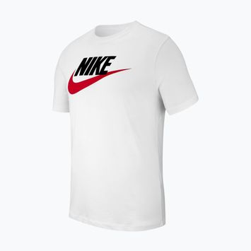 Koszulka męska Nike Sportswear white/black/university red