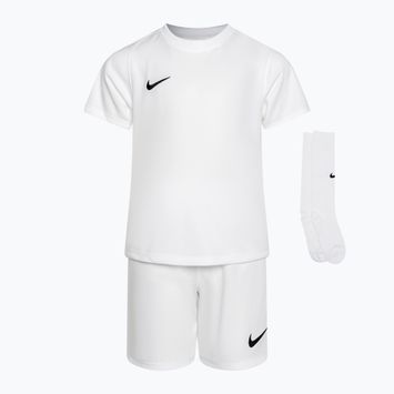 Komplet piłkarski dziecięcy Nike Dri-FIT Park Little Kids white/white/black