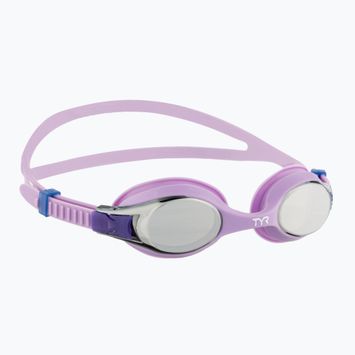 Okulary do pływania dziecięce TYR Swimple Metallized silvger/purple