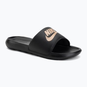 Klapki damskie Nike Victori One Slide black/black/metallic red bronze