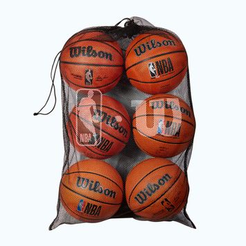 Worek na piłki Wilson NBA 6 Ball Mesh Carry black