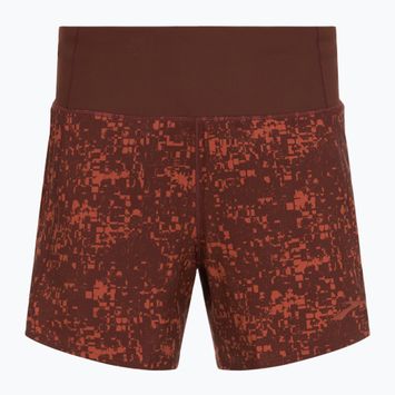 Spodenki do biegania damskie Brooks Chaser 5" run raisin glitch print