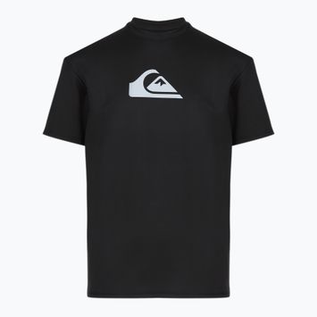 Koszulka do pływania dziecięca Quiksilver Solid Streak black