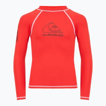 Longsleeve do pływania dziecięcy Quiksilver On Tour red