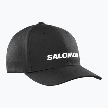 Czapka z daszkiem Salomon Logo deep black