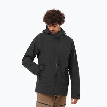 Kurtka przeciwdeszczowa męska Salomon Outerpath Pro 2.5 l deep black