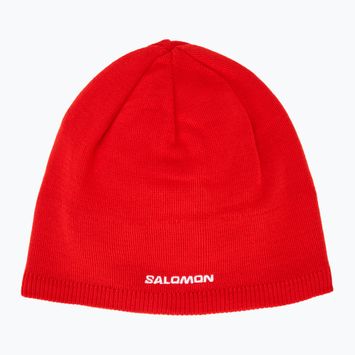 Czapka zimowa Salomon Beanie fiery red