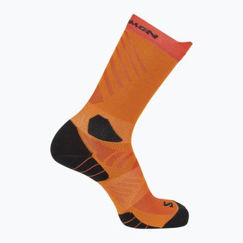 Skarpety Salomon Aero Crew red orange/turmeric