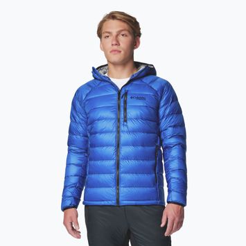 Kurtka puchowa męska Columbia Arctic Crest Down Hooded mountain blue