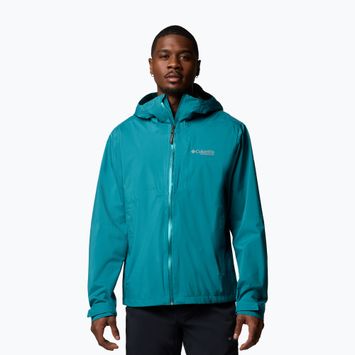 Kurtka przeciwdeszczowa męska Columbia Ampli-Dry II Shell river blue