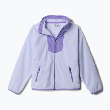 Bluza polarowa dziecięca Columbia Sequoia Grove Full Zip Fleece snowdrift/paisley purple
