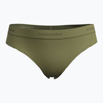 Majtki termoaktywne damskie icebreaker Merino 125 Cool-Lite Sprite Hipster olive
