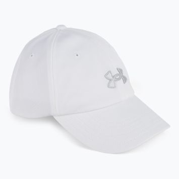 Czapka z daszkiem damska Under Armour Blitzing Adj white/halo gray