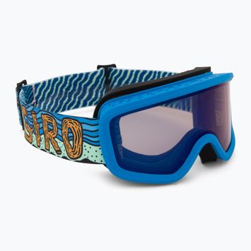 Gogle narciarskie dziecięce Giro Chico 2.0 Jr blue shreddy yeti/amber cobalt