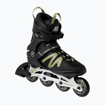 Rolki męskie K2 Freedom III 80 Alu black/green