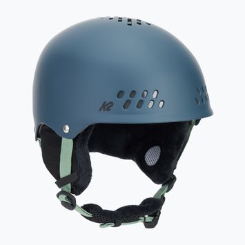 Kask narciarski z systemem audio K2 Emphasis pearl dark teal