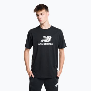 Koszulka męska New Balance Essentials Stacked Logo black