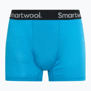 Bokserki termoaktywne męskie Smartwool Merino Boxer Brief Boxed pool blue