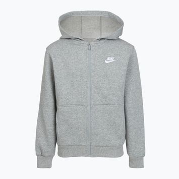 Bluza dziecięca Nike Sportswear Club Fleece dark grey heather/base grey/white