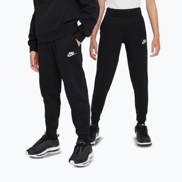 Spodnie dziecięce Nike Sportswear Club Fleece black/white