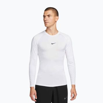 Longsleeve treningowy męski Nike Pro Dri-Fit Tight Fitness white/black