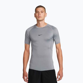 Koszulka treningowa męska Nike Pro Dri-Fit Tight Fitness smoke grey/black