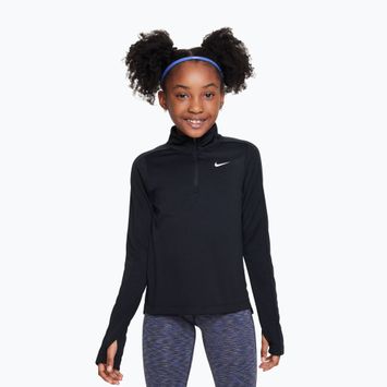 Longsleeve treningowy dziecięcy Nike Dri-Fit 1/4 Zip black/white