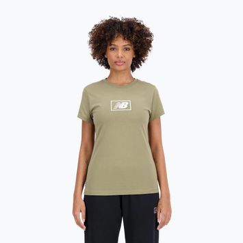 Koszulka damska New Balance Essentials Cotton Jersey green