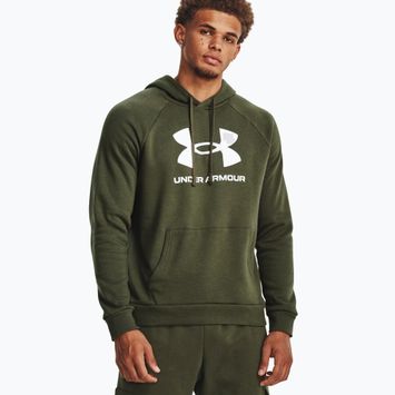 Bluza męska Under Armour Rival Fleece Logo HD marine od green/white